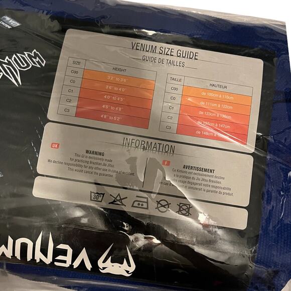 Venum NWT 2.0 Brazilian Jiu Jitsu Gi Contender A4 - Picture 4 of 7